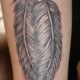 Black and Grey Feathers - Rayzor Tattoos - Harrisburg Tattoo Studio - Ray Young - Tattoo Artist