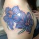 Freehand Color Flower - Rayzor Tattoos - Harrisburg Tattoo Studio - Ray Young - Tattoo Artist