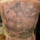 Map on Back - Rayzor Tattoos - Hershey Tattoo Shop - Ray Young