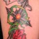 Mom Cross Color - Rayzor Tattoos - Hershey Tattoo Shop - Ray Young