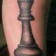 Chess Piece King Custom - Rayzor Tattoos - Harrisburg Tattoo Studio - Ray Young - Tattoo Artist